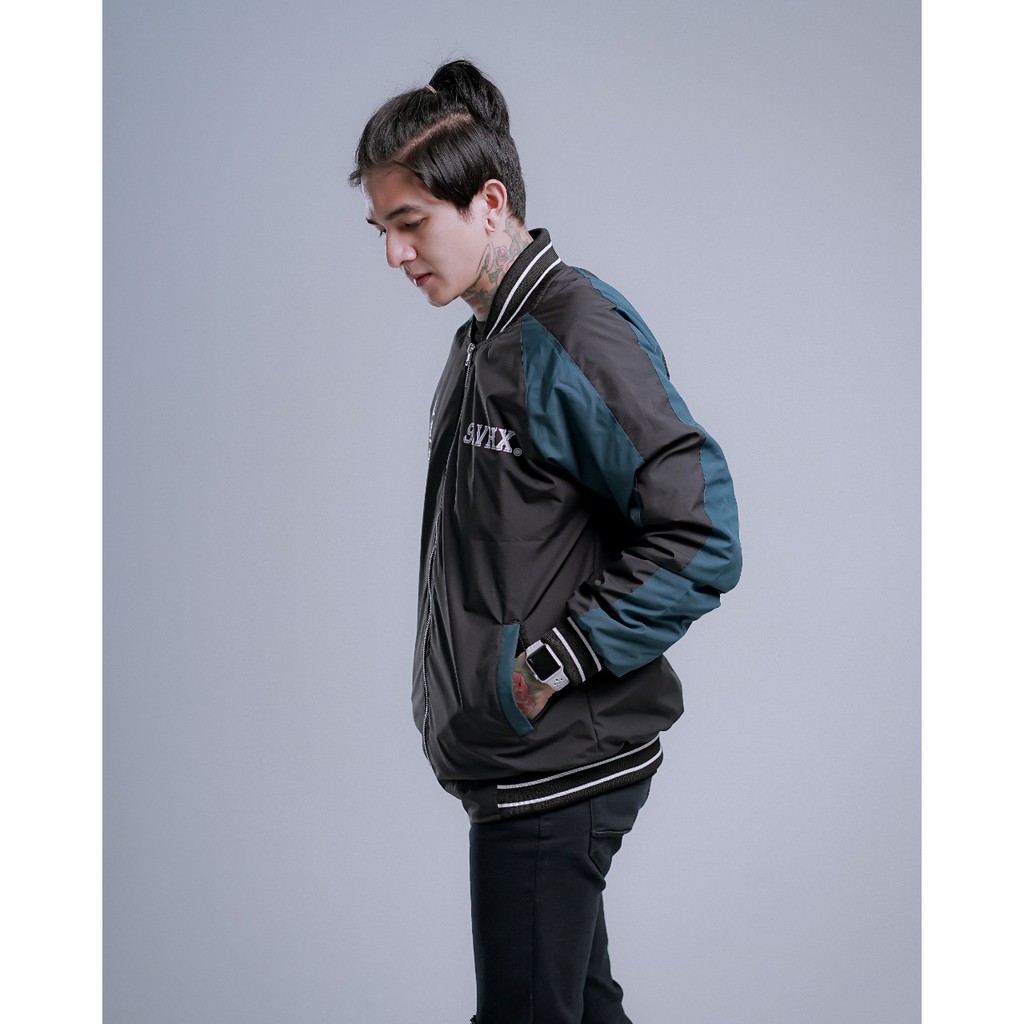 Jaket Bomber Sukajan Jaket Salvio Hexia Slvhx Jaket Parasut Pria Jaket Outdoor