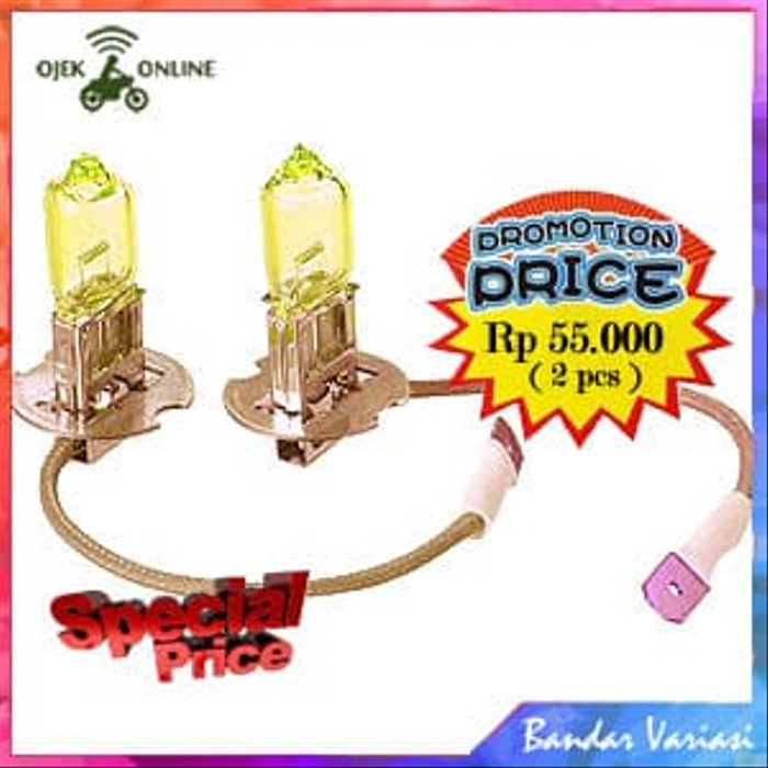 Bohlam H3 Xenon Sinar Kuning