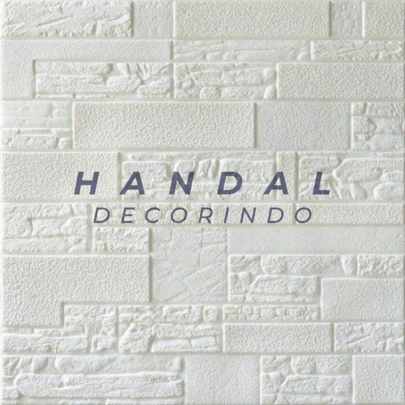 Wallpaper Dinding 3D | Wallpaper Foam | Wallfoam Motif Batu Bata Alam