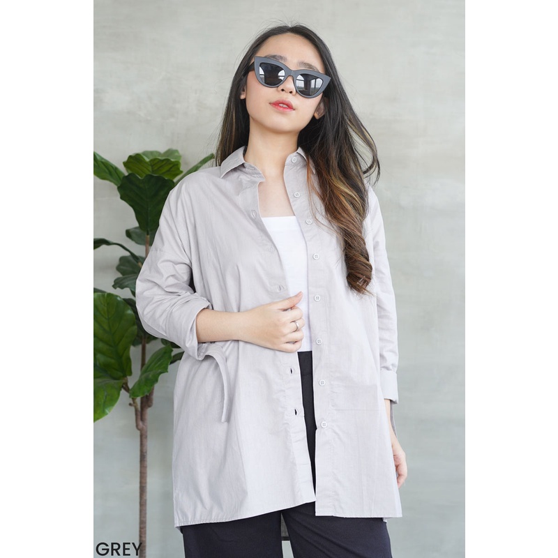 Kemeja Speci Boyfriend Long Shirt