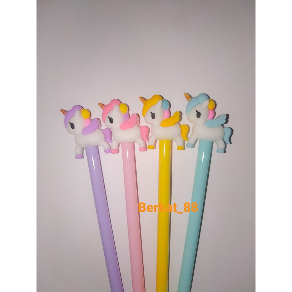 

Pulpen Gel Karakter unicorn / Kuda Poni Lucu Dan Unit ( New Produk )
