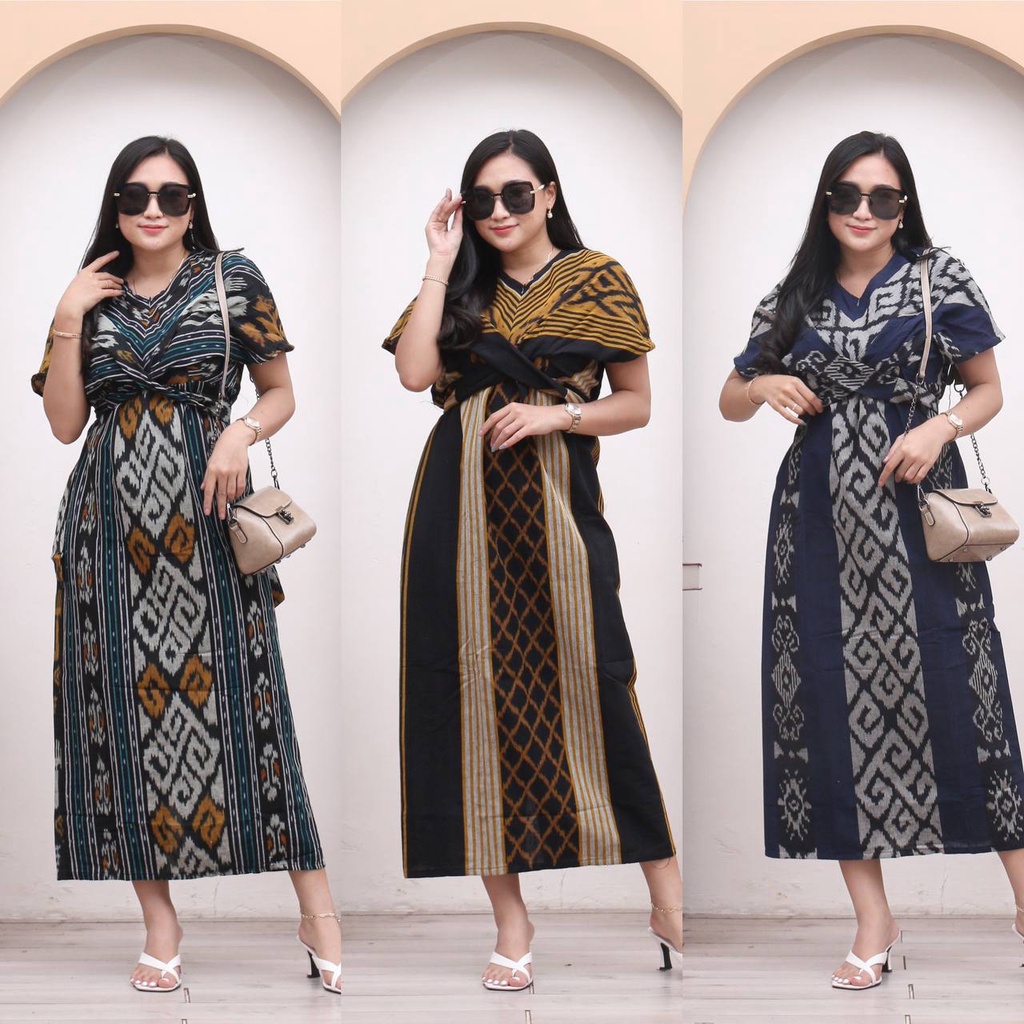 KARTHIKA DRESS TENUN KEISHAN.ID OOTD KONDANGAN GAUN CASUAL