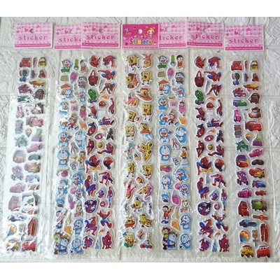 STIKER Sticker Anak COWOK - Mainan Tempelan Motif Anak Laki Laki