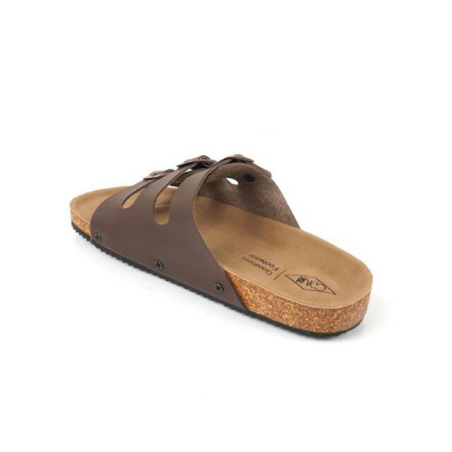 DISC 50% SANDAL KULIT GOODNESS FLOW BROWN