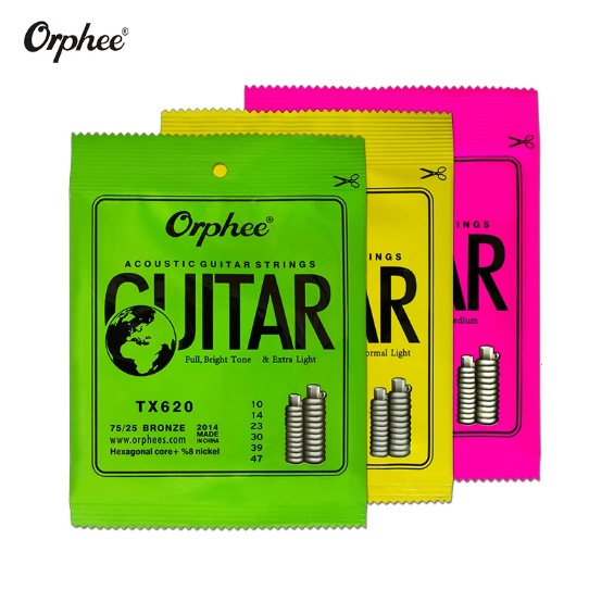 Senar Gitar Akustik Orphee TX620 TX630 TX640 RX15 Senar Gitar Akustik Elektrik String