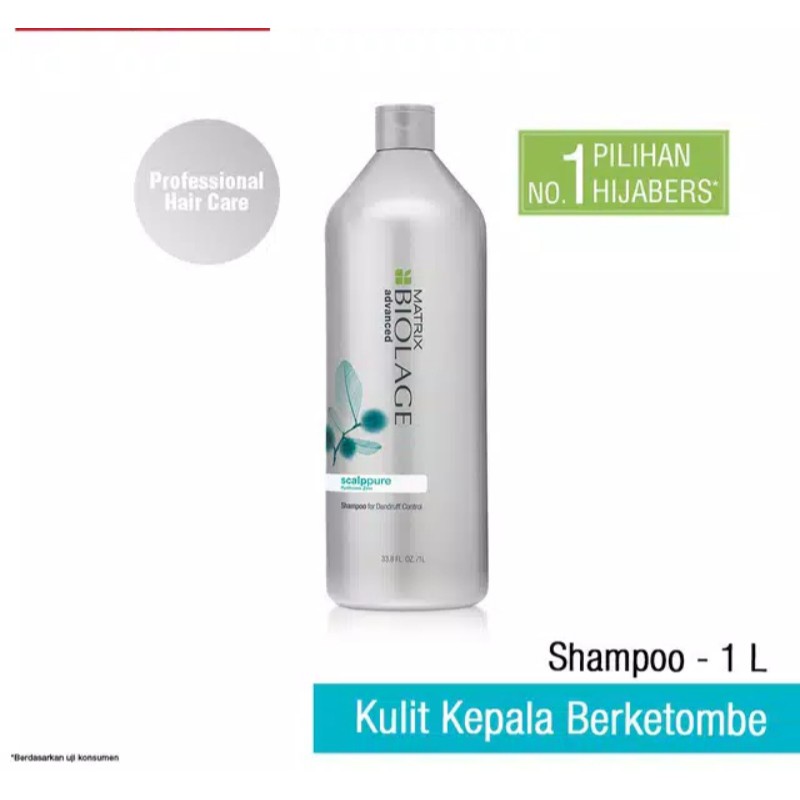 Matrix biolage scalppure anti dandruff shampoo 1000ml