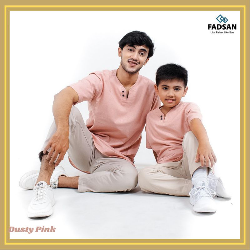 Mono Series baju koko ayah dan anak bagus keren kekinian