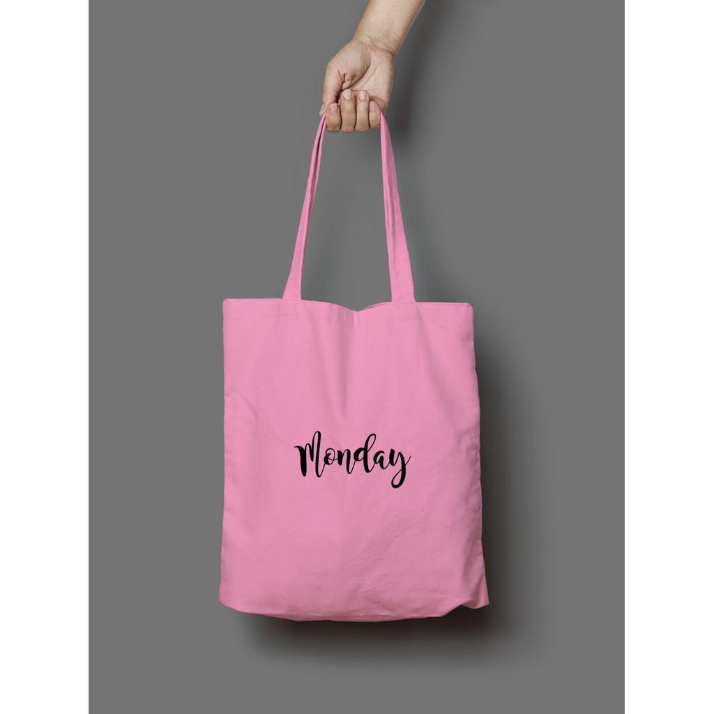 Monsoon - DAYS Dari Jakarta BISA COD ToteBag DAILY TOTE BAG NAMA HARI