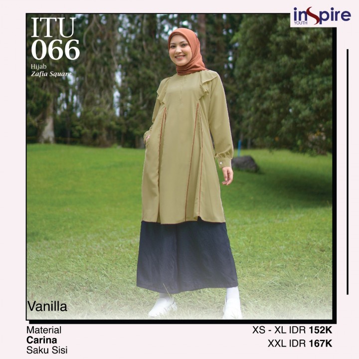 Tunik ITU 066 / Fashion Muslim Terbaru 2022 / Tunik