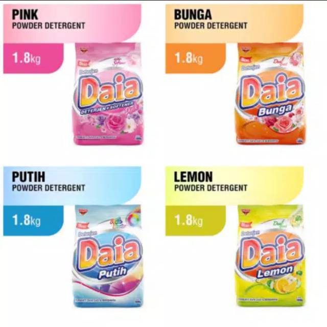 DAIA Deterjen Bubuk 850g / 935g