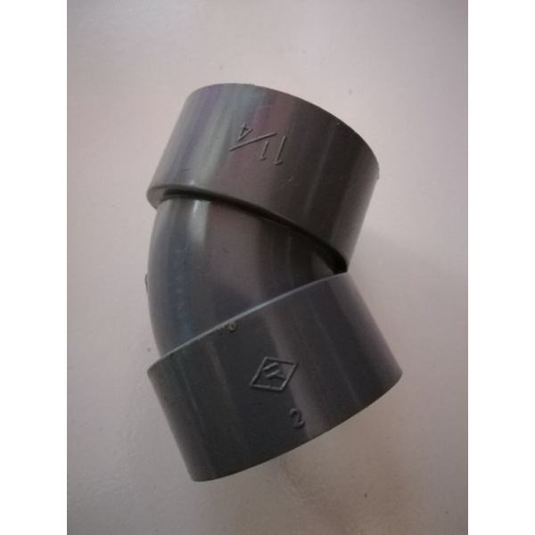 Knie pralon , knee 45 derajat PVC
