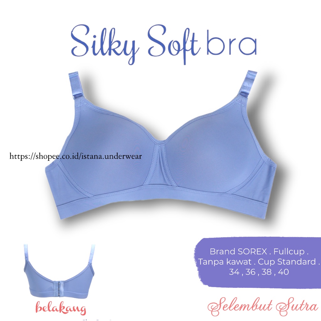 BH bra SOREX lembut premium tanpa kawat / YANG LAGI HITS silky soft (selembut sutra) art.9815