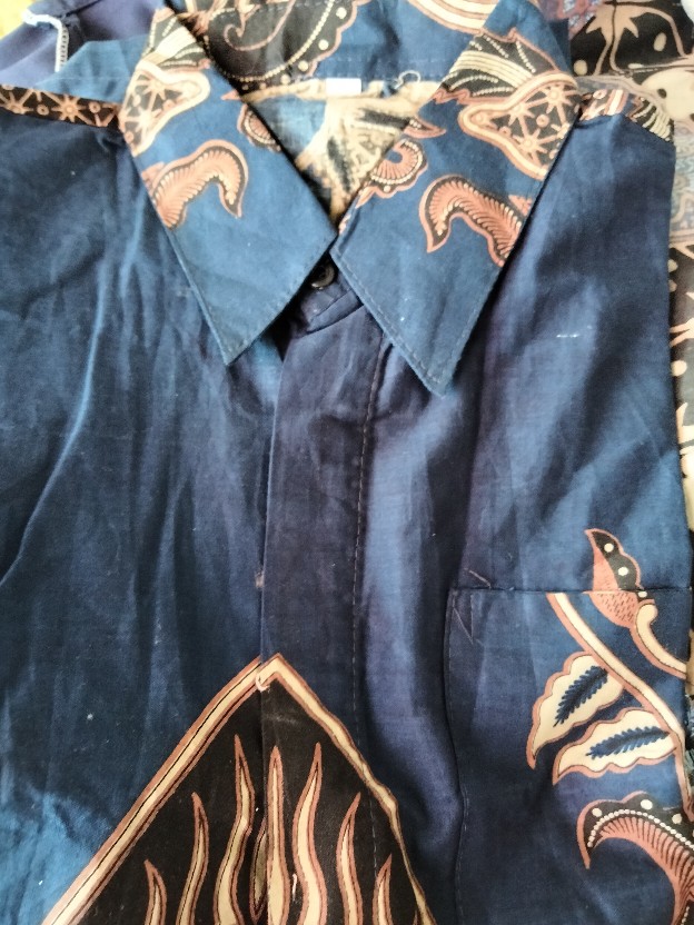 Size M L Xl Xxl Bswart Batik Hrb026 Kenongo Hem Pendek Padi Pekalongan M L Xl Batik Pria Murah