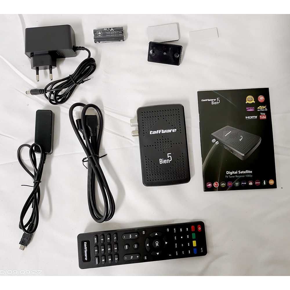 Taffware Bien5 Digital Satellite TV Tuner Box 1080P DVB-T2+S2