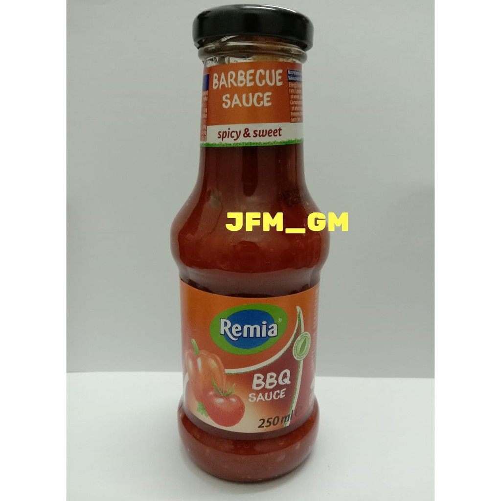 

REMIA BBQ SAUCE SPICY & SWEET 250 ML / SAUS BARBECUE PEDAS & MANIS