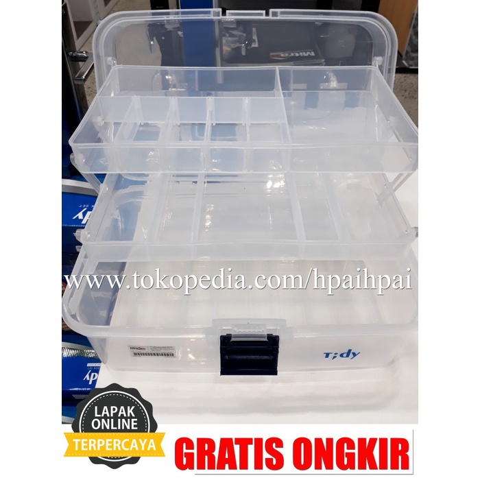 Tempat Alat bekam Transparan / box bekam transparant Tingkat