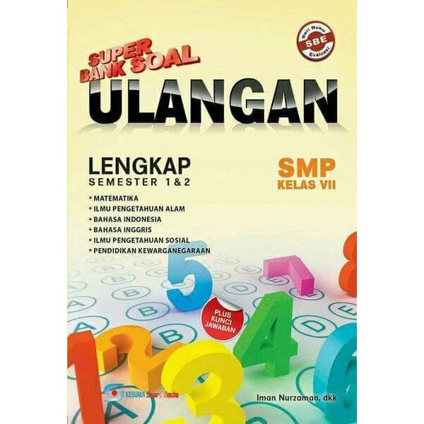 Promo Buku Smp Kelas 1 Super Bank Soal Ulangan Smp Kelas Vii