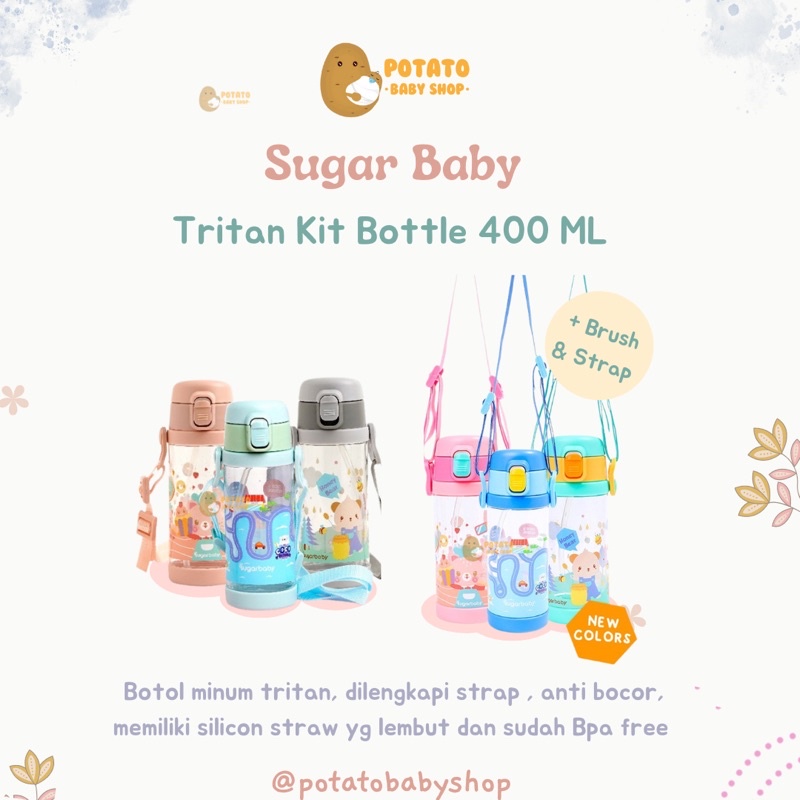 Sugar Baby Tritan Kid Bottle 400 Ml - Botol Minum Anak