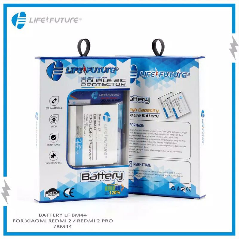 BATRE BATERAI XIAOMI REDMI 2 / 2 PRO / BM 44