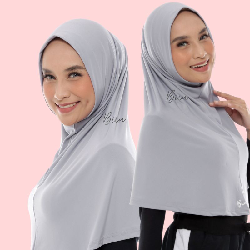 Biiu Jilbab Jersey Sport Instan Nuna