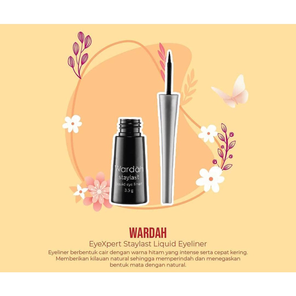 `ღ´ PHINKL `ღ´ ᘺᗩᖇᕲᗩᕼ  Wardah eyexpert liquid eyeliner anti luntur waterproff