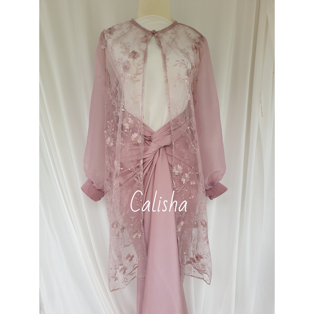 Shanum Outer Organza By Calisha Outer Kondangan, Dress Kondangan
