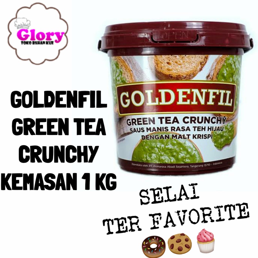 

goldenfil green tea crunchy 1kg