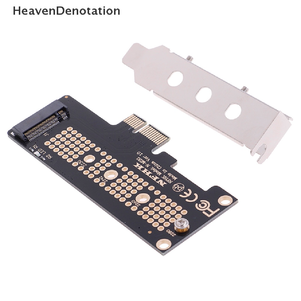 [HeavenDenotation] NVMe PCIe M.2 NGFF SSD to PCIe x1 adapter card PCIe x1 to M.2 card with bracket