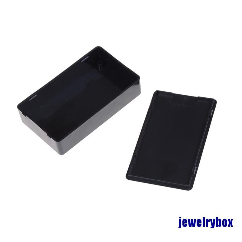 Kotak Proyek Elektronik Bahan Plastik Warna Hitam Ukuran 85x50 X 21mm