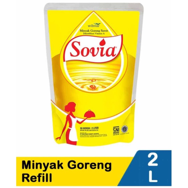 

Minyak Goreng Sovia Refill Standing pounch 2L murah banget