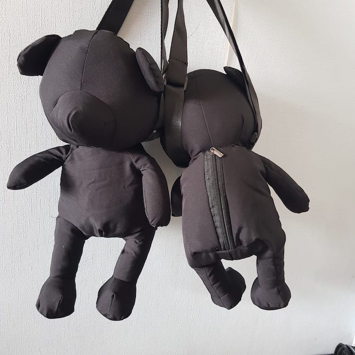 Tas Boneka Anak Anak 0335750 The Little Black Bear Children Bag