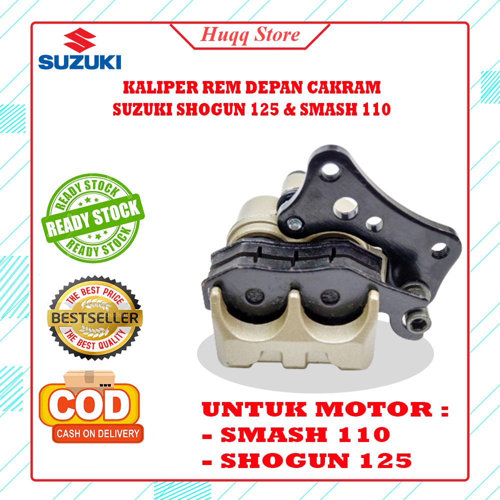 Kaliper Rem Cakram Depan Assy Komplit Suzuki Shogun 125 & Smash 110 59100-47E00L000  Pala Babi Rem C