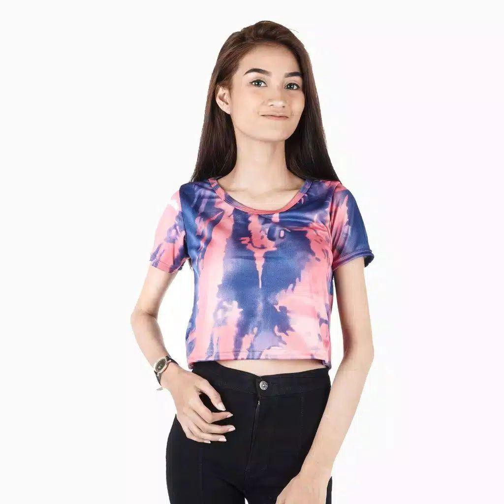 JAYA.Co Kaos Crop Berlina {tie dye}