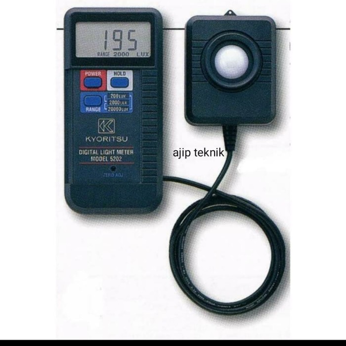 DIGITAL LIGHT METER KYORITSU 5202 ORIGINAL 100%