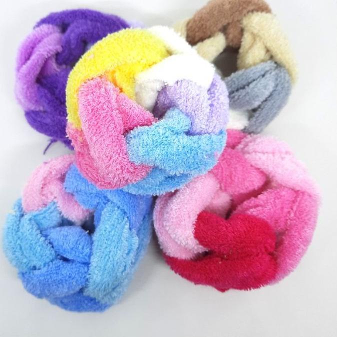 ✈ 6pcs IKAT RAMBUT DONUT HANDUK LILIT 10 BESAR GROSIR ➥