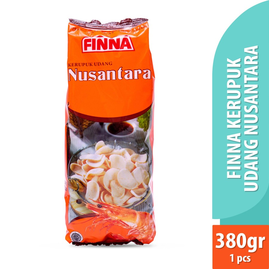 KERUPUK UDANG FINNA NUSANTARA 380GR HALAL