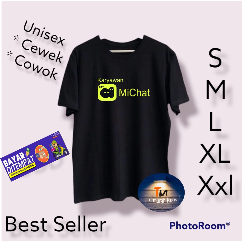 Cod Diskon Promo Gratis Ongkir Kaos KARYAWAN MICHAT /Kaos Terlaris Kualitas Terjamin Kaos Pria Distro Hits 2022/Kaos Murah Kaos Cotton 30s Kaos katun/Pakaian Pria Kaos Pria Dan Pakaian Wanita Kaos Viral/Best Seller Pakaian Pria