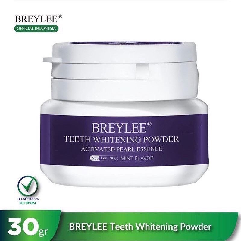 BREYLEE TEETH WHITENING POWDER PEMUTIH GIGI 35GR