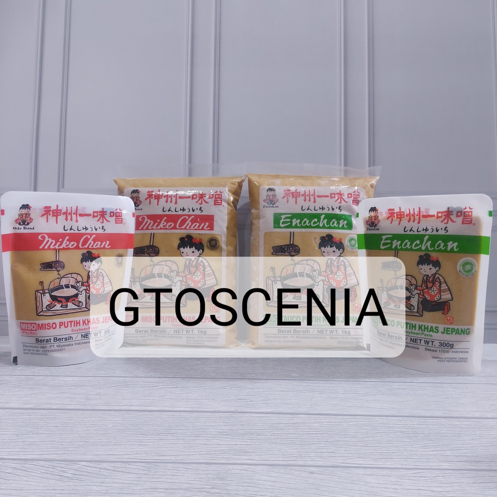 

HALAL MISO PASTE ENACHAN / MIKOCHAN 300g TAUCO PUTIH JEPANG HALAL