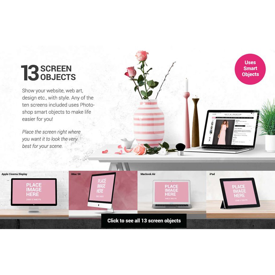 Feminine Scene Creator - Photoshop