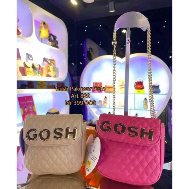 TAS GOSH SLING BAG LUNARIA ART 829 PL LIKENEW