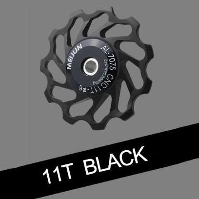 Meijun Pulley RD Ceramic Bearing 11T 13T Keramik Bering Sepeda Lipat MTB Putaran Loncer –GNF.10Jn22a