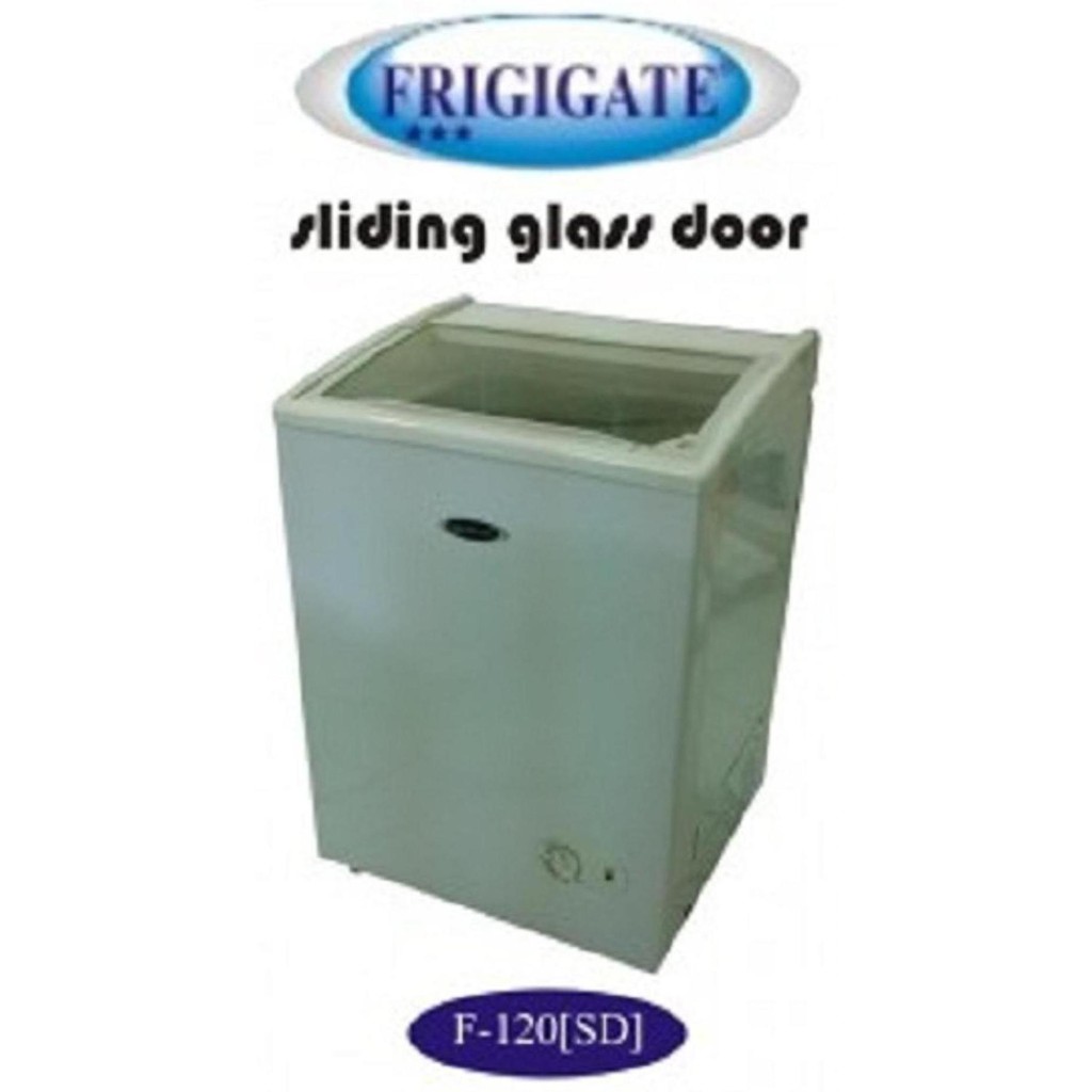 Super Sliding Glass Door Freezer Frigigate 120 Liter F-120Sd Murah