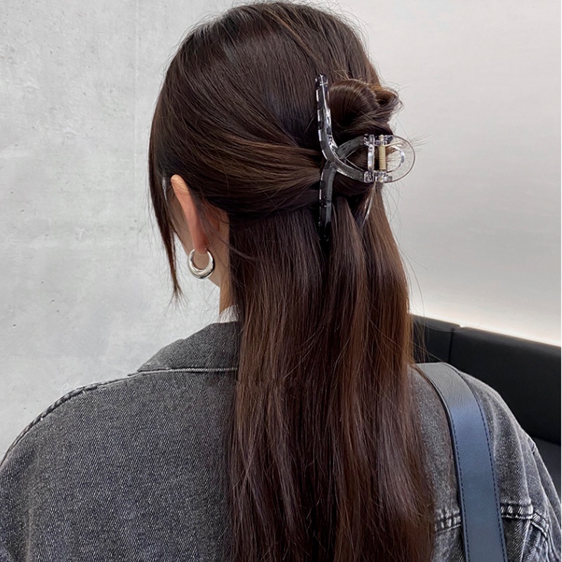 We Flower Trendy Cross Butterfly Hair Claw Clips for Women Girls Big Ponytail Hairpin Banana Hair Clamp