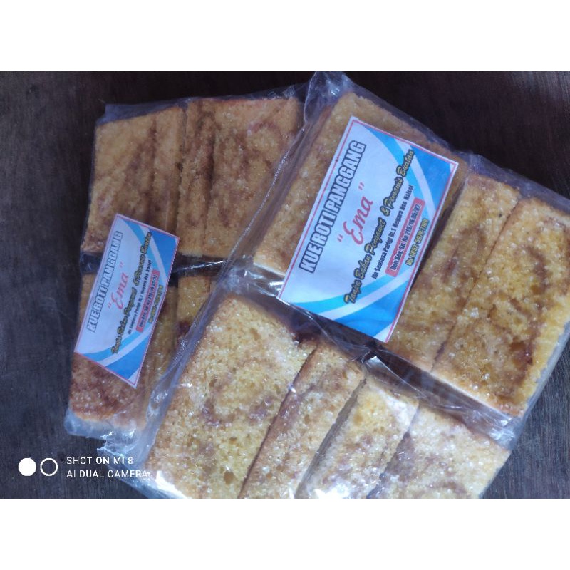 

Roti Tawar Kering,,, Dijamin Gula asli. Isi 12pcs