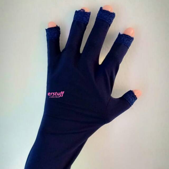 SARUNG TANGAN MUSLIMAH /Gloves TOUCHSCREEN / RENDA 5 JARI