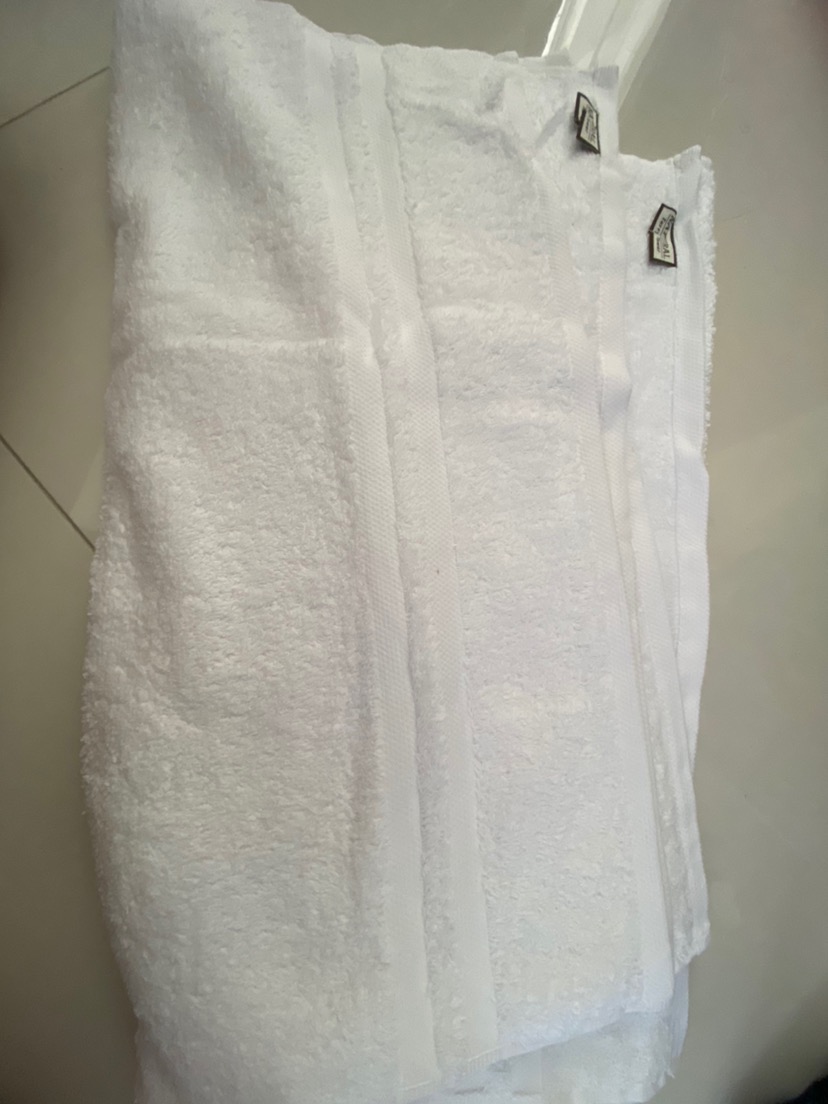 Rc Handuk Natural Putih Tanggung Ukuran 50x100 Cm Seri B