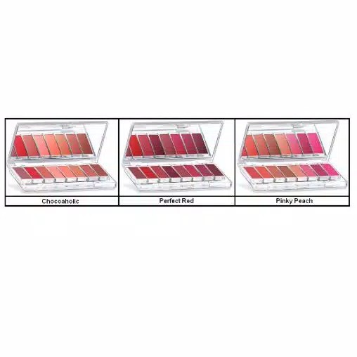 Wardah Lip Palette 8 in 1 Paket 8 Warna Lipstick Pallette dalam 1 Kemasan