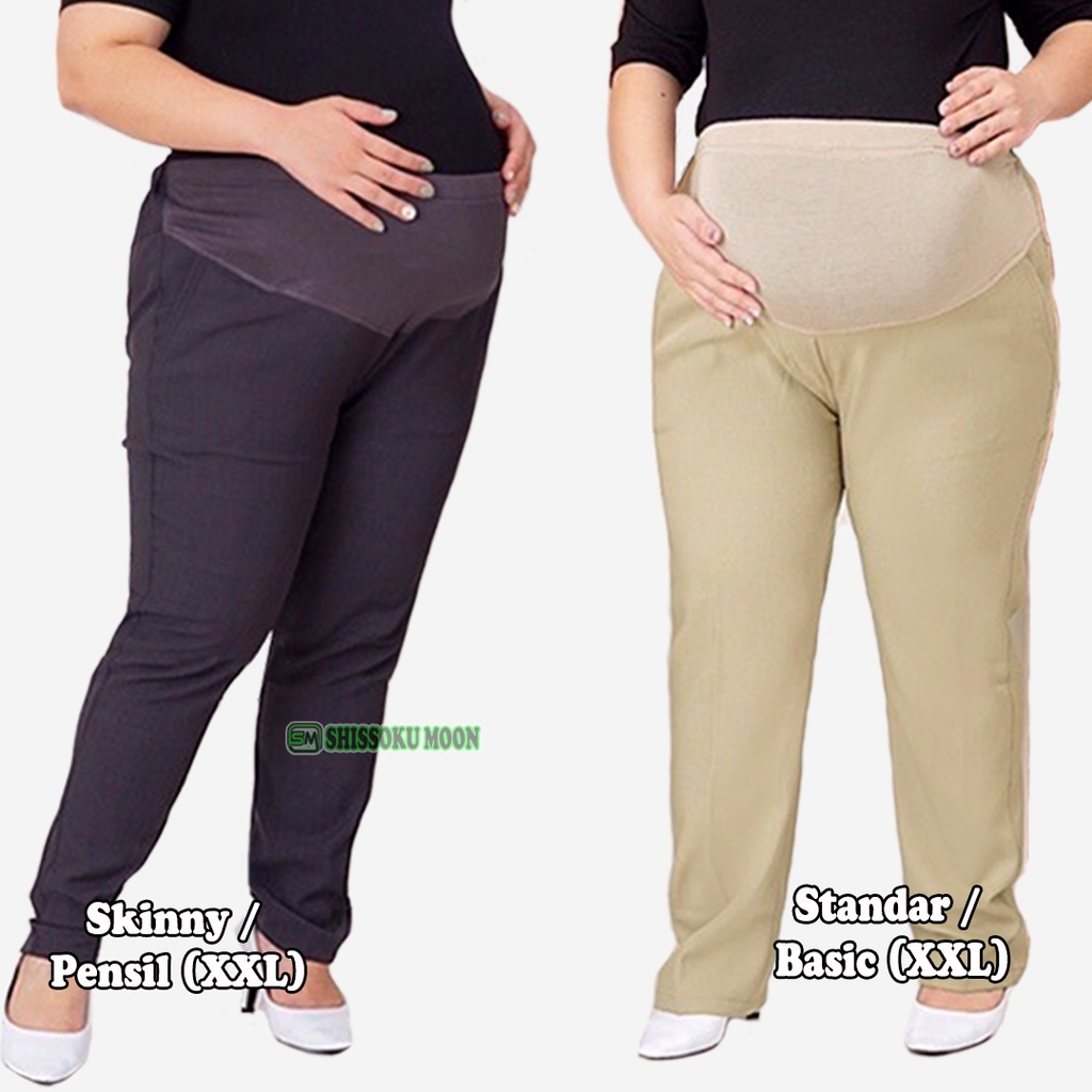 Celana Hamil Kerja Kantor Formal Model Standar Dan Pensil Bahan Premium Tebal
