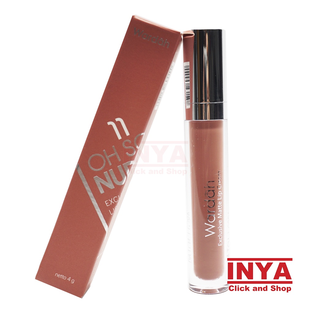 WARDAH EXCLUSIVE MATTE LIP CREAM 11 OH SO NUDE 4gr